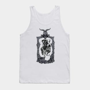 Goth Skull Mirror Tank Top